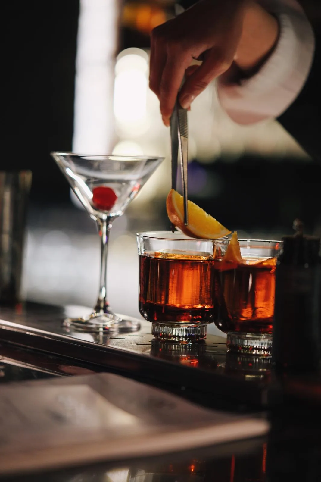 Bartender preparing cocktails at Artsy Bodrum Loft
