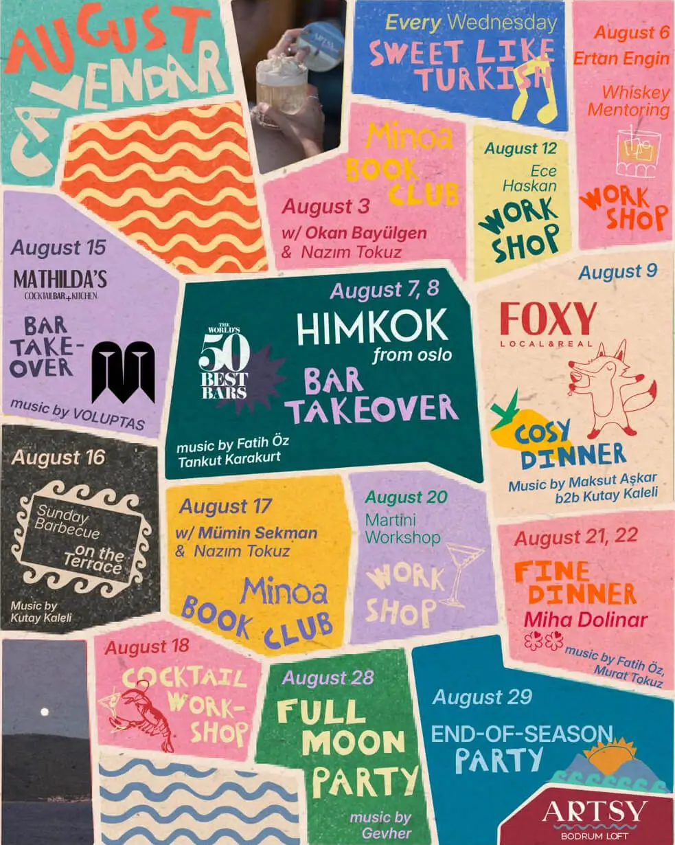 This August at Artsy Bodrum Loft